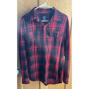 Faded Glory Cotton Button Up - M